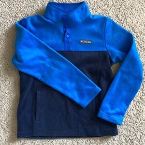 Columbia fleece quarter snap pull-over